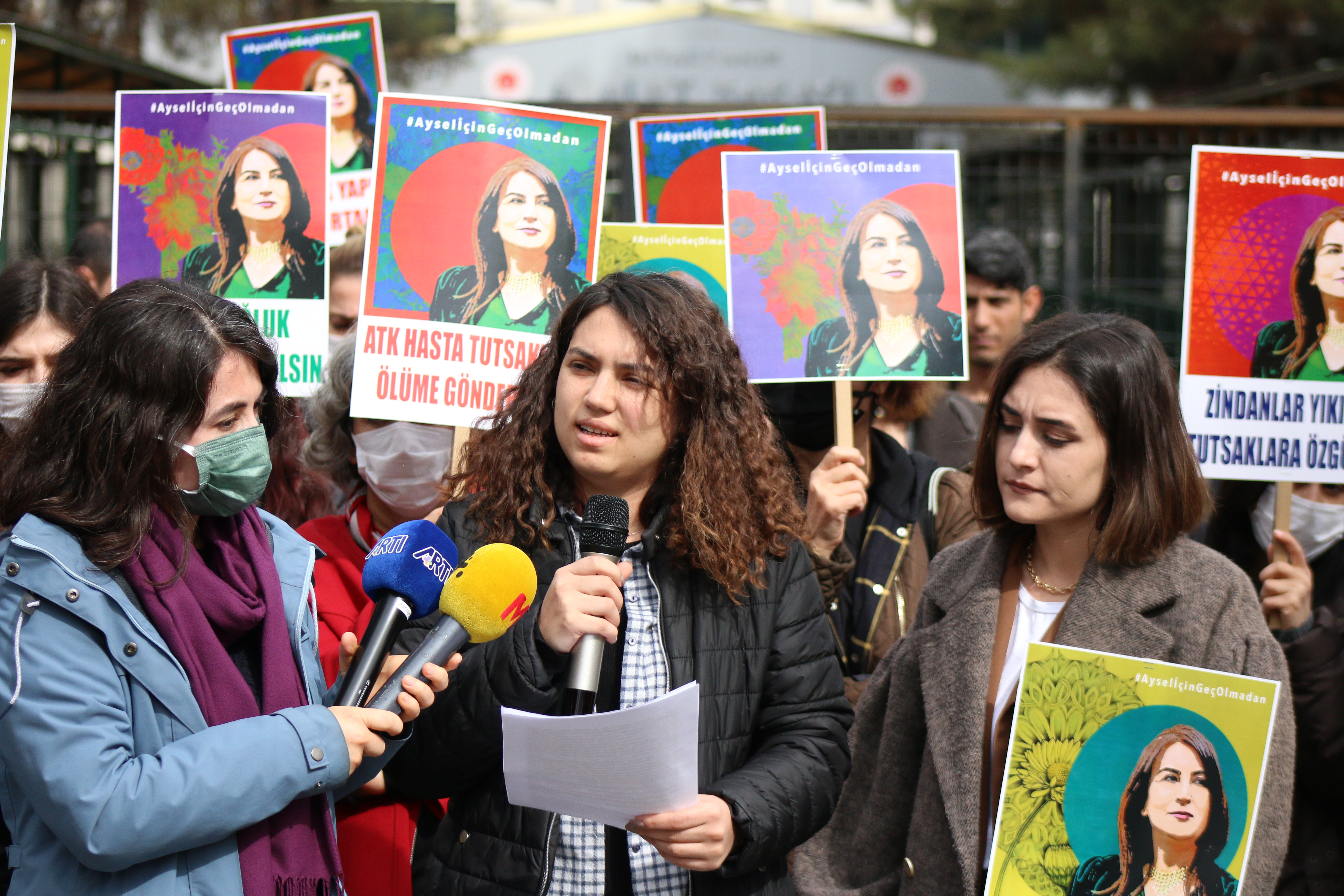 Aysel Tuğluk ve tüm hasta mahpusların bir an önce serbest bırakılmasını talep ediyoruz