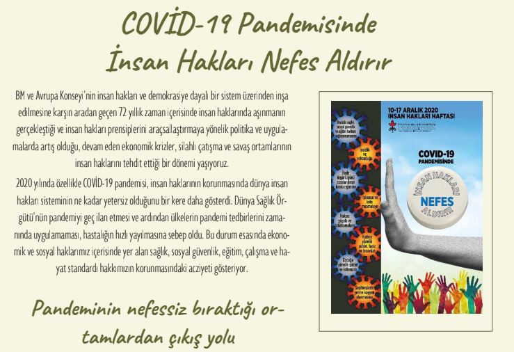 Covid-19 pandemisinde insan hakları nefes aldırır